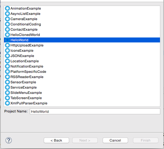 Select NeoMAD Example